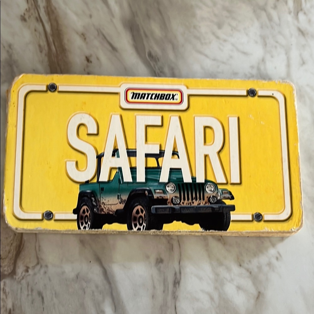 Matchbox Safari Board Book Jeep Wrangler